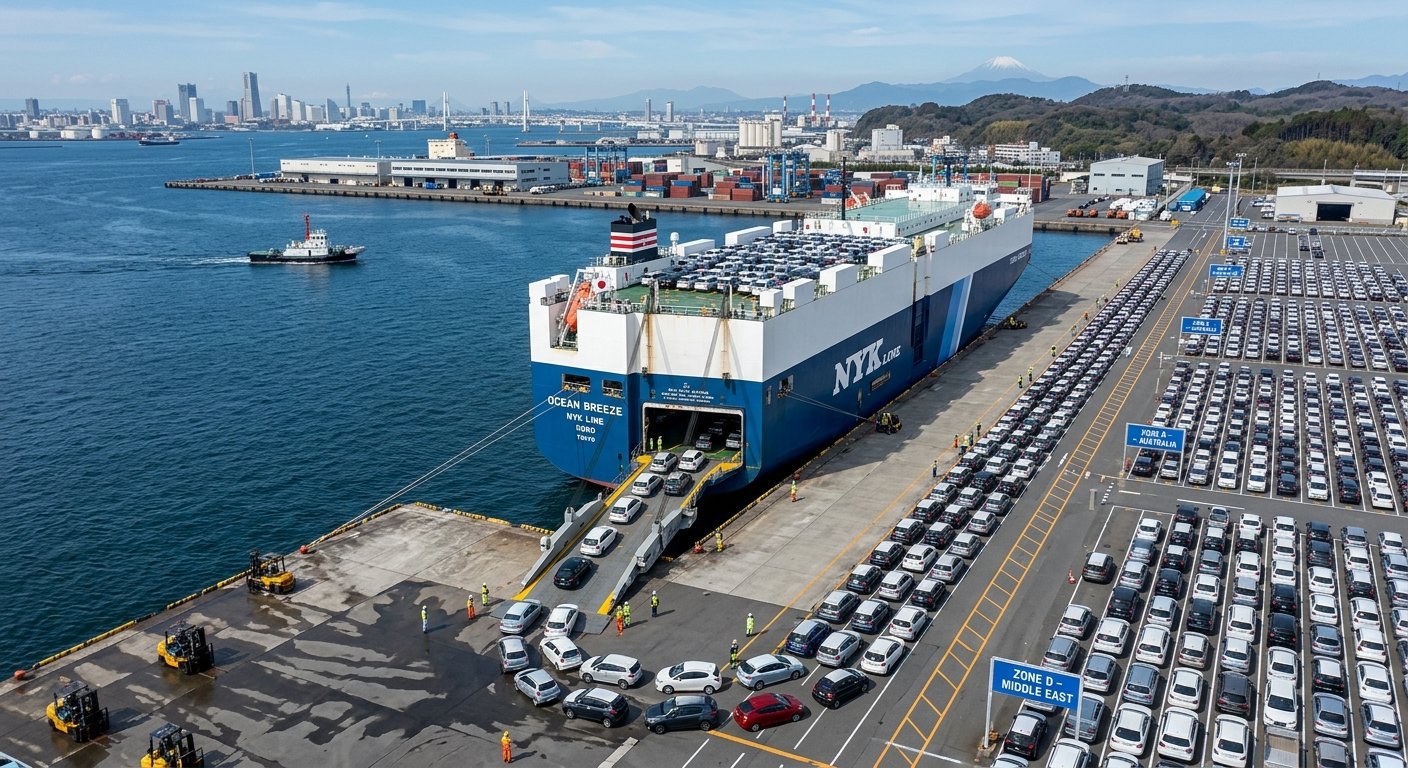 Vehicle shipping from Japan
